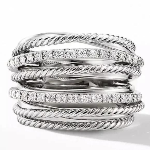 Jewelry - NEW MULTI LAYER 925 STERLING SILVER RING